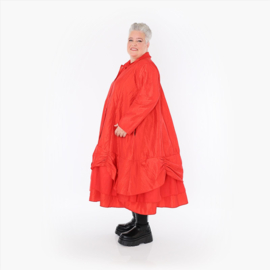 AKH oversized taft tussenjas/blazer/ met inzet van tule /apart