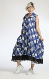 AKH viscose  A-lijn jurk/hemd/blazer stretch