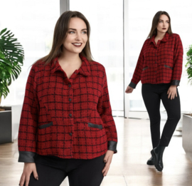 KEKOO design katoen mix korte blazer