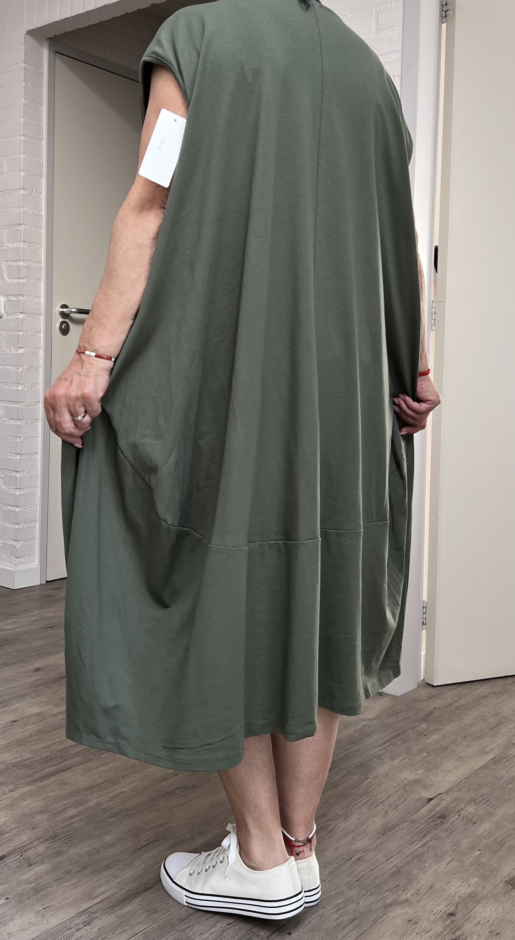 ITALIA  MODA  katoen A-lijn jurk apart/ in meerdere kleuren