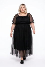 ITALIA MODA oversized chiffon A-lijn gevoerd/ apart