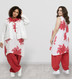 MB oversized linnen/katoen zomer jurk apart/in meerdere kleuren