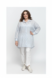 ITALIA oversized viscose blouse/hemd