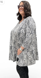 Vincenzo Allocca oversized  A-lijn tuniek/ apart stretch