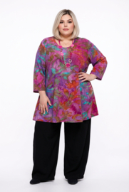 Naveed oversized viscose mix A-lijn tuniek stretch