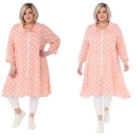 AKH oversized viscose A-lijn blazer/vest