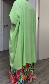 AKH oversized chique A-lijn blazer/vest met zakken apart