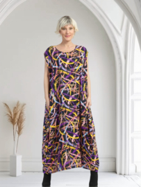 AKH oversized linnen/viscose  ballonjurk apart