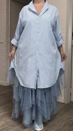 ITALIA oversized viscose blouse/hemd