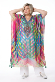 ONE OF A KIND  zomer poncho/tuniek ( extra groot)