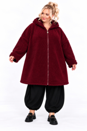 ITALIA MODA viscose zachte teddy jas/mantel/vest/blazer stretch /in meerdere kleuren