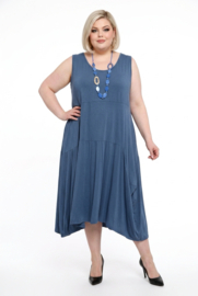 Moonshine katoen A-lijn jurk stretch