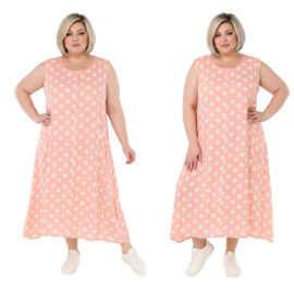 AKH oversized viscose A-lijn jurk apart