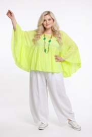 ITALIA MODA oversized de modieuze kleuring  katoen top apart  /in meerdere kleuren