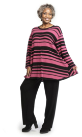 AKH oversized gebreide katoen tuniek/top  apart stretch
