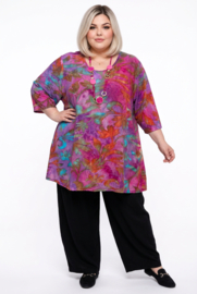 Naveed oversized viscose mix A-lijn tuniek stretch