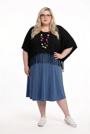Moonshine oversized  katoen top stretch