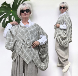 Vincenzo Allocca oversized linnen top/tuniek apart
