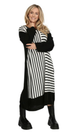 AKH oversized gebreide tuniek/jurk  apart stretch