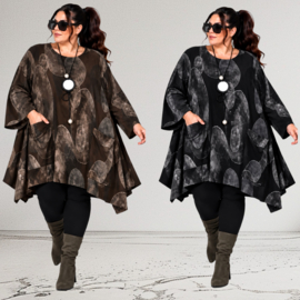New Collection fijn corduroy katoen A-lijn  tuniek  /in meerdere kleuren