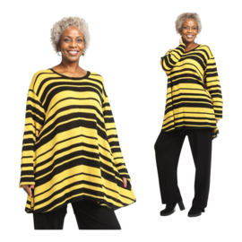 AKH oversized gebreide katoen tuniek/top  apart stretch