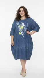 Zedd Plus tencel jeans ballon jurk