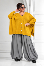 ITALIA oversized viscose mix gebreide vest/top/in meerdere kleuren