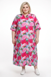 Vincenzo Allocca oversized viscose  BOHO A-lijn jurk apart