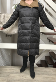 ITALIA dubbelzijdig gewatteerde winter jas/mantel