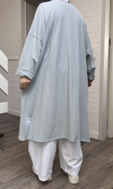 ITALIA MODA oversized katoen A-lijn tuniek stretch/in meerdere kleuren