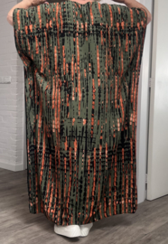 ITADIVA zomer viscose poncho/niet doorschijnende