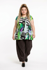 Ophilia viscose A-lijn top stretch/stretch