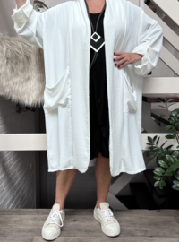 ITALIA oversized viscose vest/in meerdere kleuren