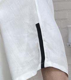 SINNE design.. A- lijn viscose top/tuniek/wit/zwart