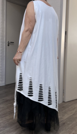 Moonshine jersey katoen A-lijn tuniek stretch apart
