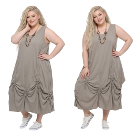 Moonshine katoen A-lijn jurk stretch