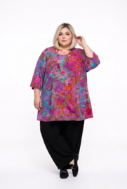 Naveed oversized viscose mix A-lijn tuniek stretch