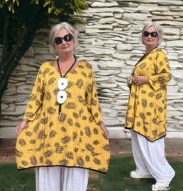 New Jersey viscose A-lijn jurk/tuniek stretch