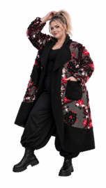ITALIA MODA zachte wolmix jas/mantel/vest/blazer stretch /in meerdere kleuren