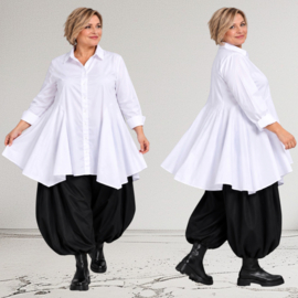 Vincenzo Allocca oversized katoen A-lijn blouse/tuniek stretch/in meerdere kleuren