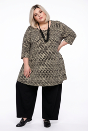 Naveed oversized viscose mix A-lijn tuniek stretch