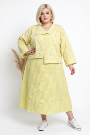 Zedd Plus A-lijn jurk + blazer  stretch