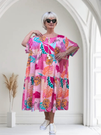Sissi BOHO viscose A-lijn jurk