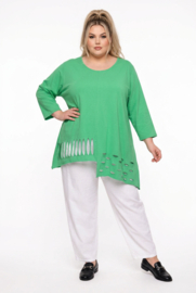 Moonshine katoen tricot A-lijn tuniek stretch apart