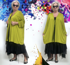 Moonshine oversized jersey  viscose vest stretch