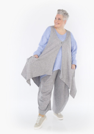 AKH A-lijn mouwloze vest stretch