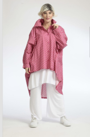 AKH oversized katoen A-lijn hemd/blazer/tuniek apart