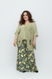 ITALIA katoen oversized zacht  gebreide top /in meerdere kleuren