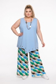 NEW COLLECTION katoen A-lijn tuniek stretch/meerdere kleuren