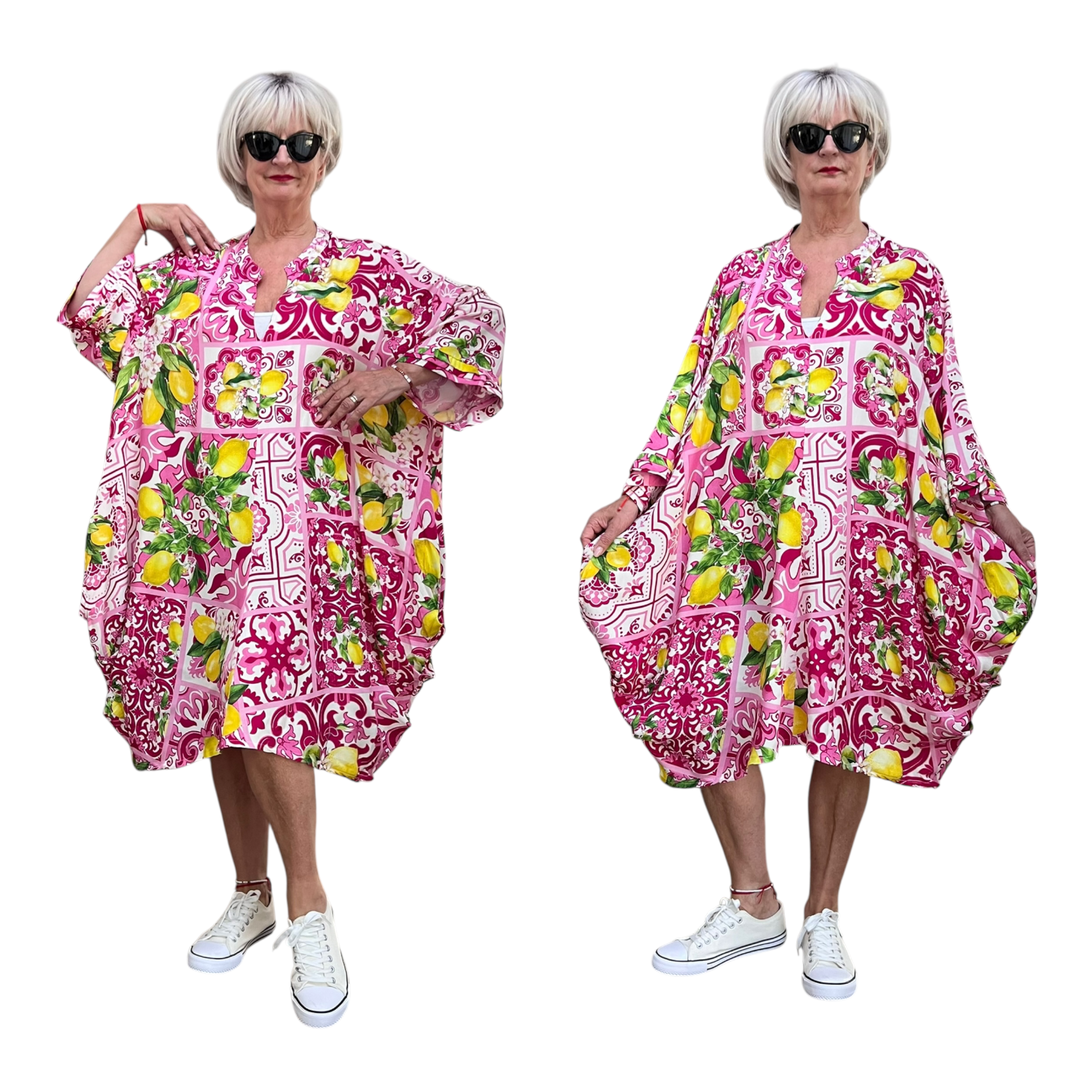 Vincenzo Allocca oversized viscose jurk/tuniek